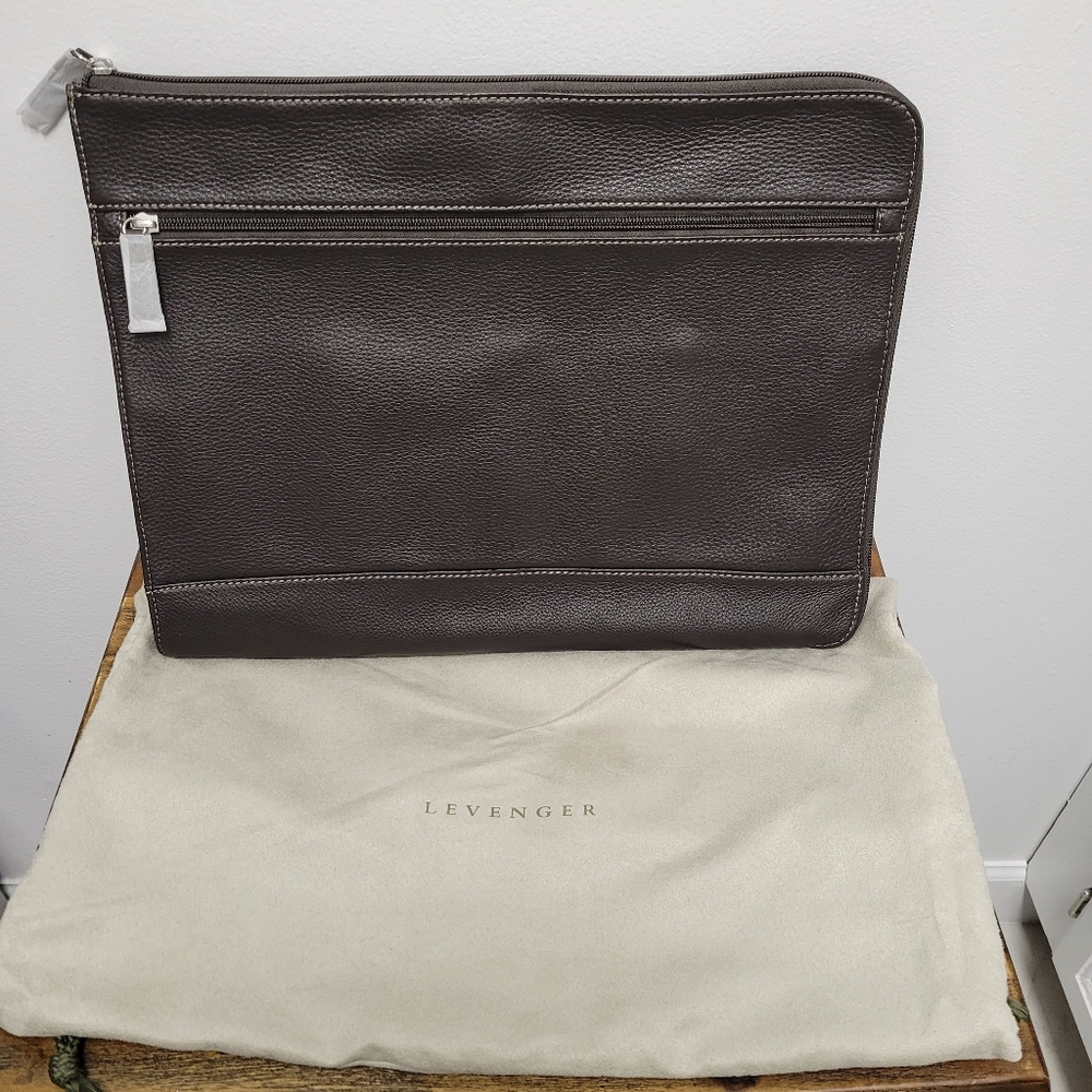 Bomber Jacket Expandable Briefolio with dust jacket (NWOT)